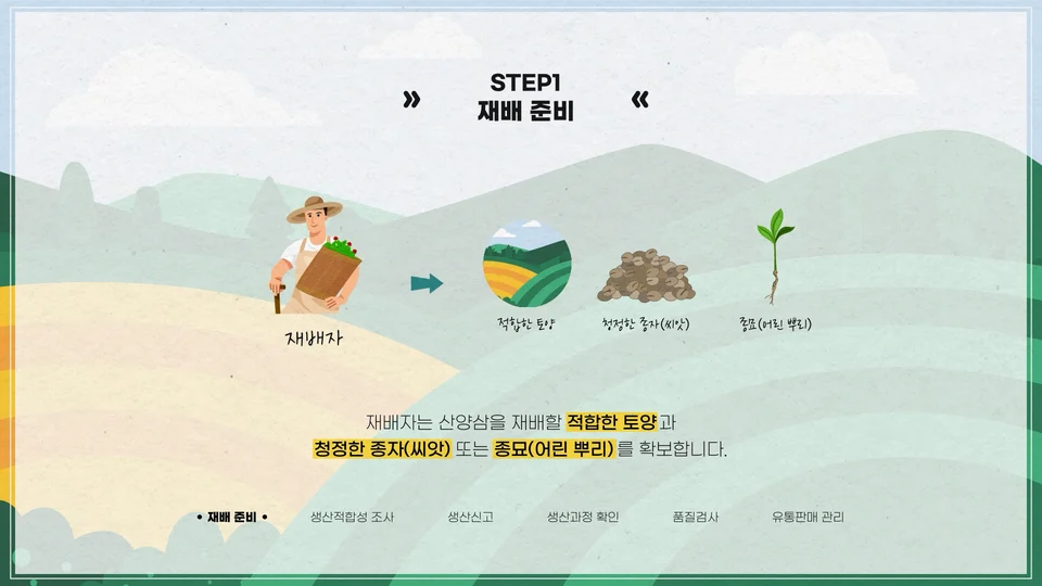 산양삼 품질관리제도 스틸 이미지 4